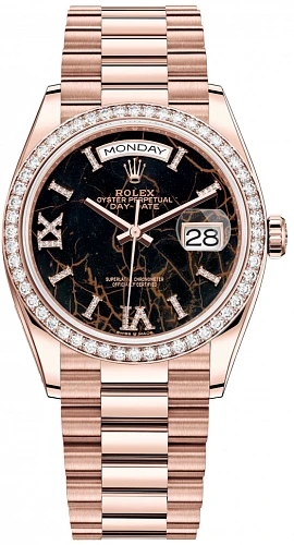 Заказать Rolex  Day-Date Oyster Perpetual 36 Mm  m128345rbr-0044
