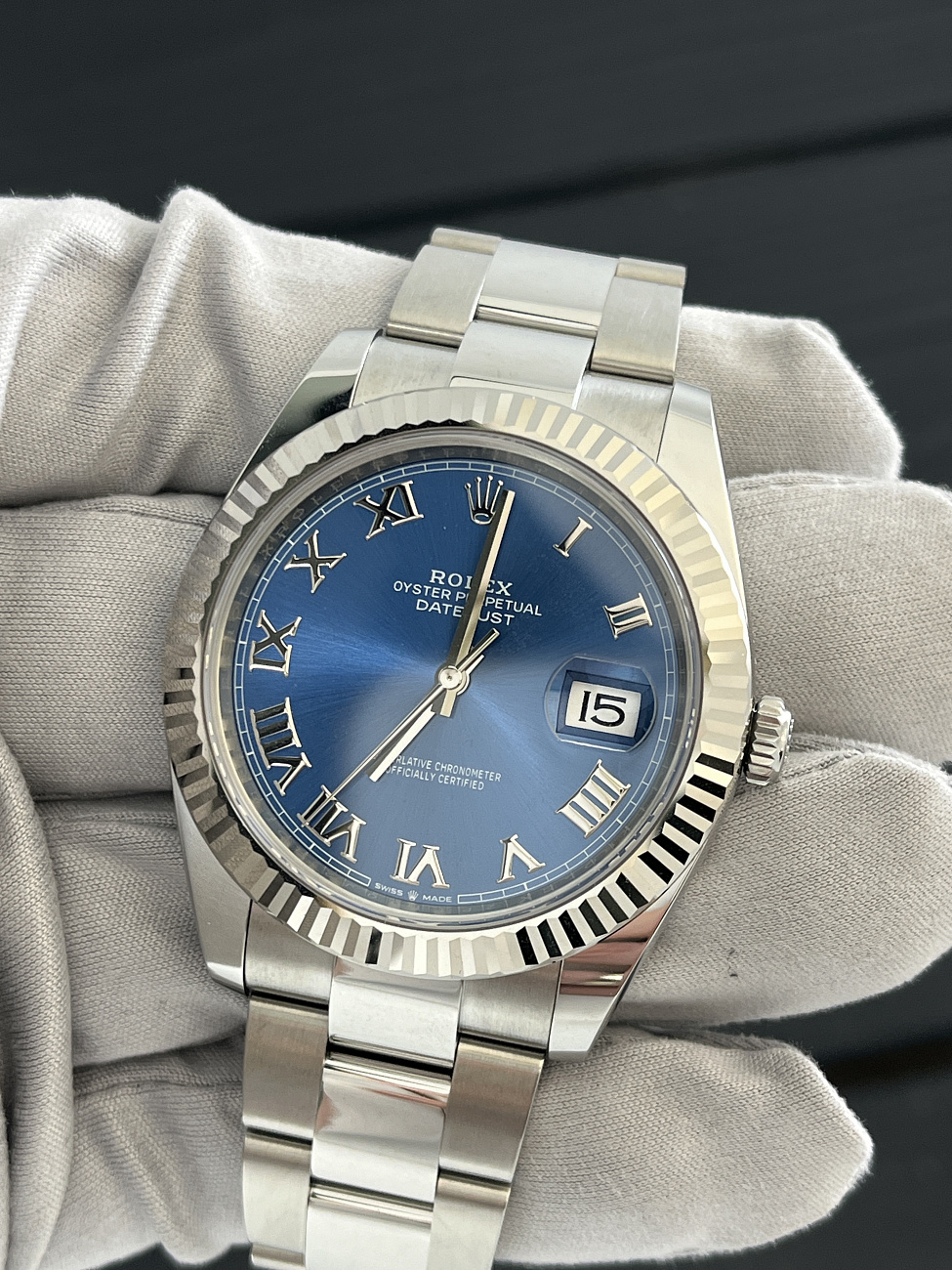 Часы Rolex  Datejust Ii 41Mm Blue Azzurro Oyster  126334