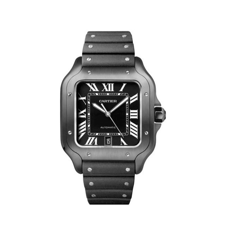 Часы Cartier  Santos De Cartier Black Pvd  WSSA0039