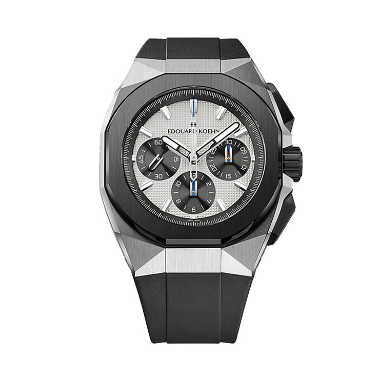 Часы Edouard Koehn  Tempus I Clous De Paris Tri-Compax Chronograph  EK-CHR03R