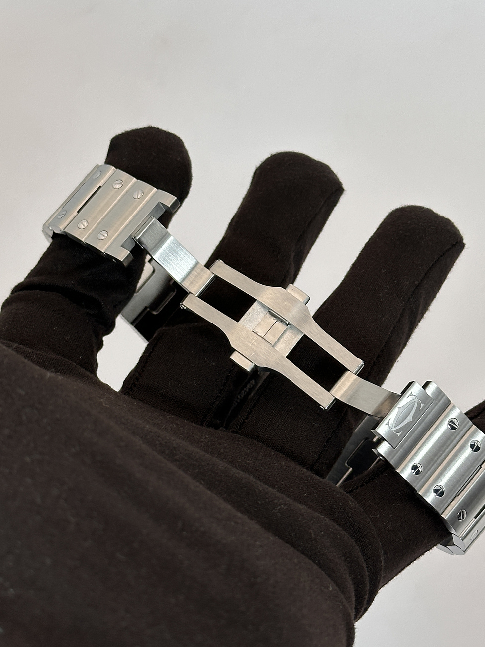 Часы Cartier  Santos De Cartier Large Blue Dial  WSSA0071