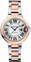 Часы Cartier  Ballon Bleu De Cartier 33Mm Two Tone  W2BB0032