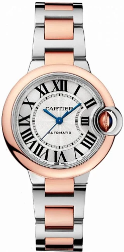Часы Cartier  Ballon Bleu De Cartier 33Mm Two Tone  W2BB0032