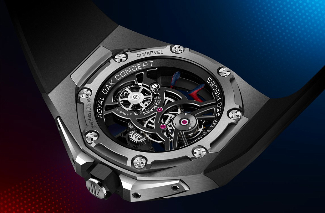 Часы Audemars Piguet  Marvel Royal Oak Concept Spyder-Man Tourbillon 42 Mm  26631IO.OO.D002CA.01