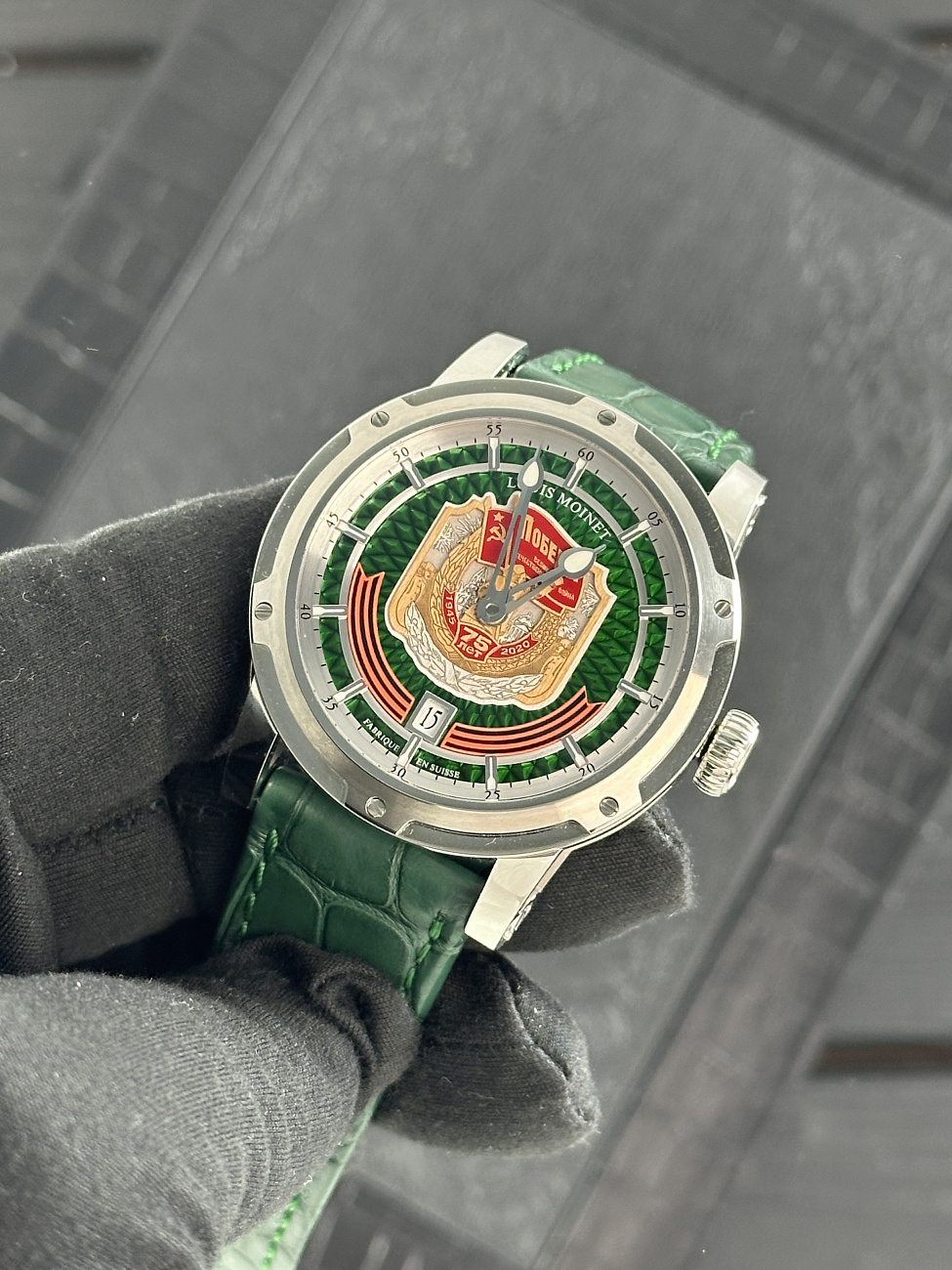 Часы Louis Moinet  1945-2020 75 Лет Победа!  LM-45.10.C31