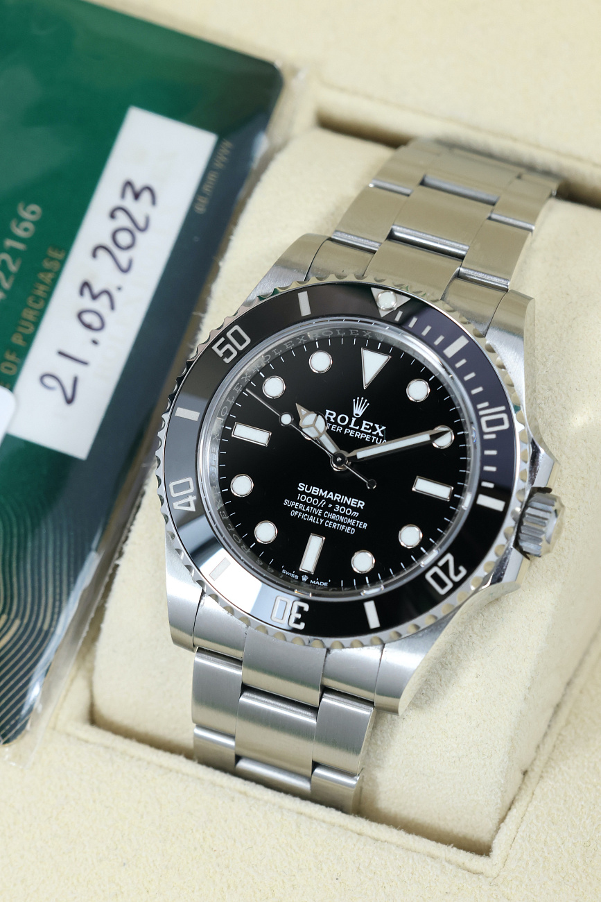 Часы Rolex  Submariner No Date Steel  124060