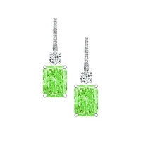 Украшение GIA  Серьги с бриллиантами 3,01/3,02 ct. FBGY/VS1-Si1   