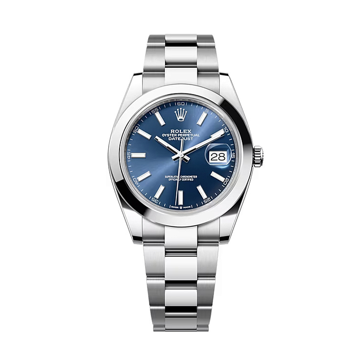 Часы Rolex  Oyster Perpetual Datejust 41 Mm Blue Sticks Oyster  126300