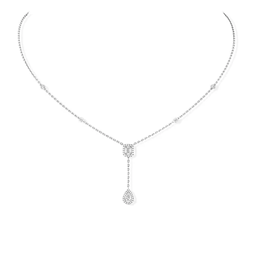 Украшение Messika  My Twin Tie 0.10Ct X2  My Twin 0,10ct tie diamond necklace 6693 