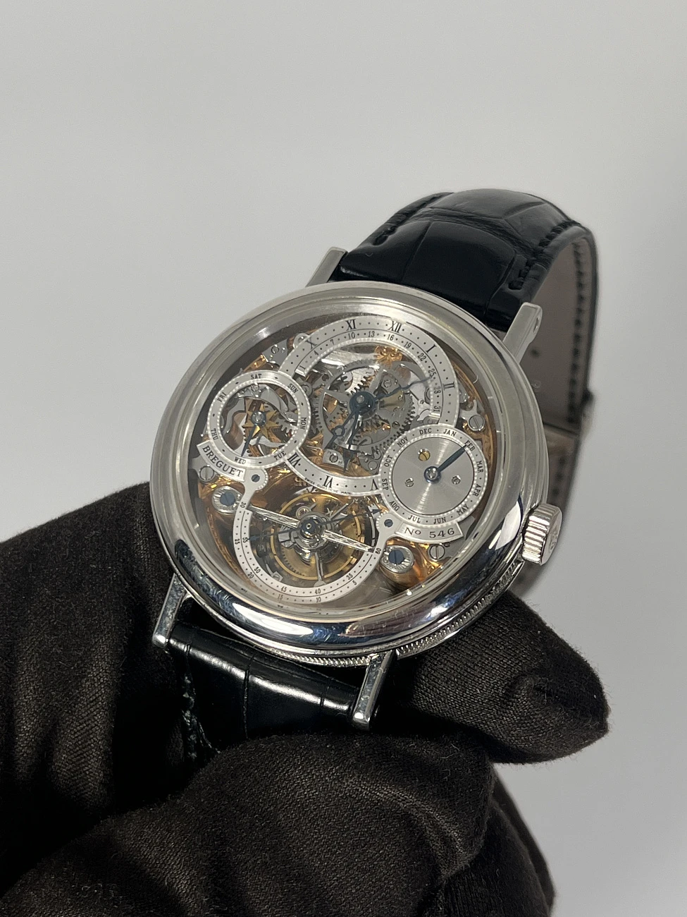 Часы Breguet  Tourbillon Perpetual Calendar 39Mm Platinum  3755PR/1E/9V6