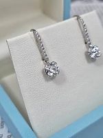 Украшение GIA  Серьги 0,73/0,73 ct. F/Internally Flawless "Round Diamond"   