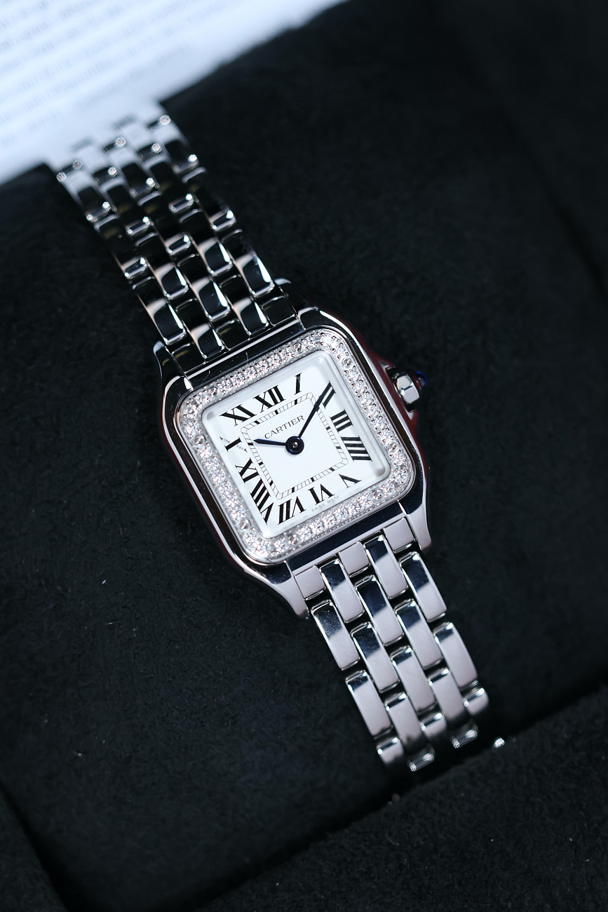 Часы Cartier  Panthere Small Diamond Bezel  W4PN0016