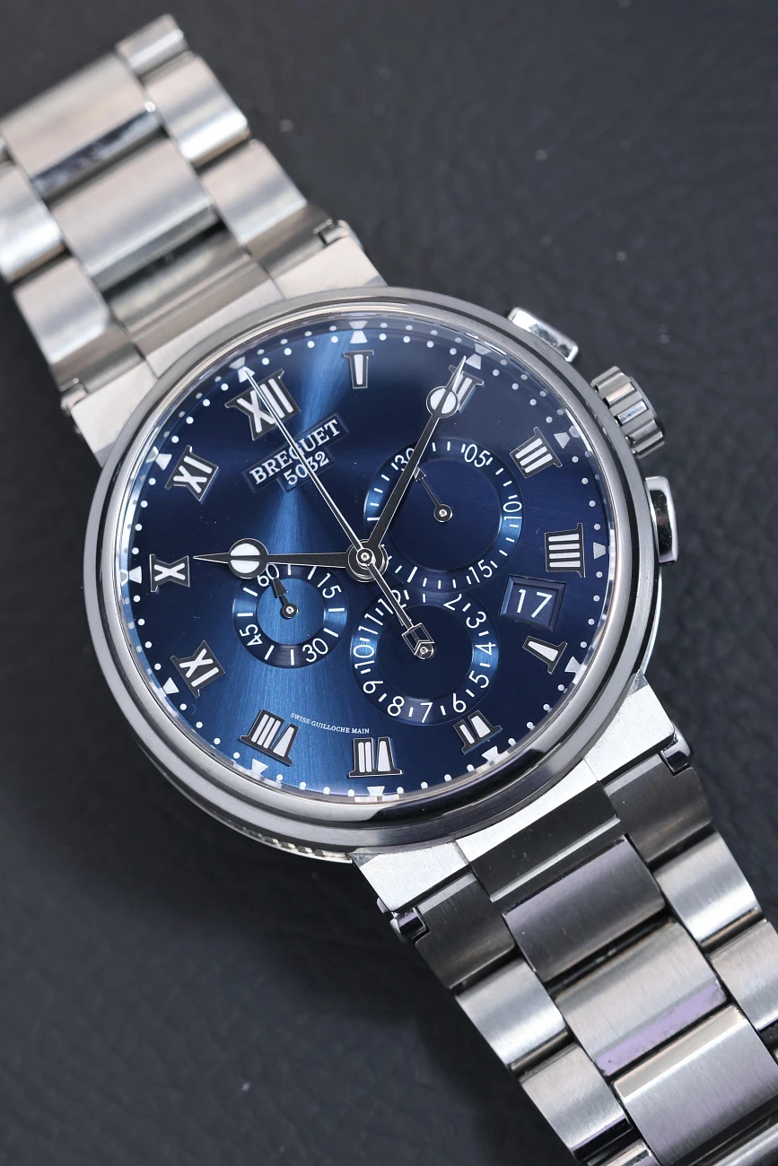 Часы Breguet  Marine Chronograph 42.3Mm  5527ti/y1/tw0