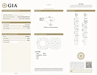 Украшение GIA  Кольцо С Бриллиантом 2,01 Ct. W To X/Vs1   