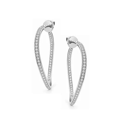 Украшение Memoire  Hoops Earrings 1,50 ct.    