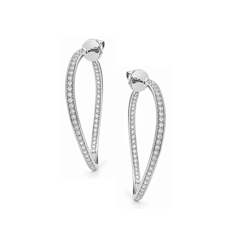 Украшение Memoire  Hoops Earrings 1,50 ct.    