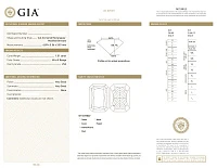 Украшение GIA  Серьги с бриллиантами 1,46/1,51 ct. W To X Range/VS2-Si1   