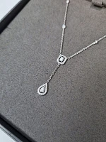 Украшение Messika  My Twin Tie 0.10Ct X2  My Twin 0,10ct tie diamond necklace 6693 
