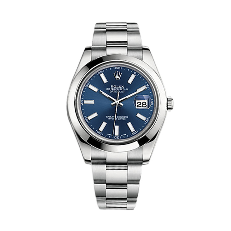 Часы Rolex  Oyster Perpetual Datejust Ii Blue Dial Sticks  116300