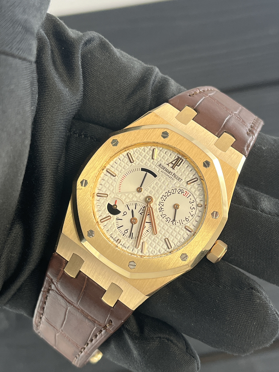 Часы Audemars Piguet  Royal Oak Dual Time Rose Gold 39Mm  26120Or.Oo.D088Cr.01