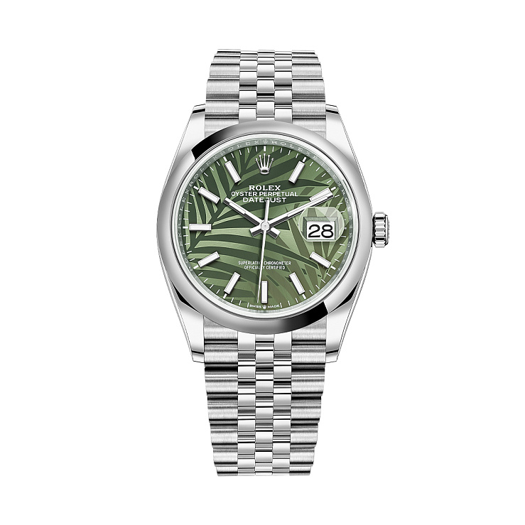 Часы Rolex  Datejust 36Мм Oyster Perpetual Palm Motif  126200-0019