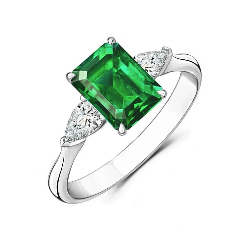 Украшение GRS GemResearch Swisslab  Кольцо с изумрудом 4,77 ct. Colombia   