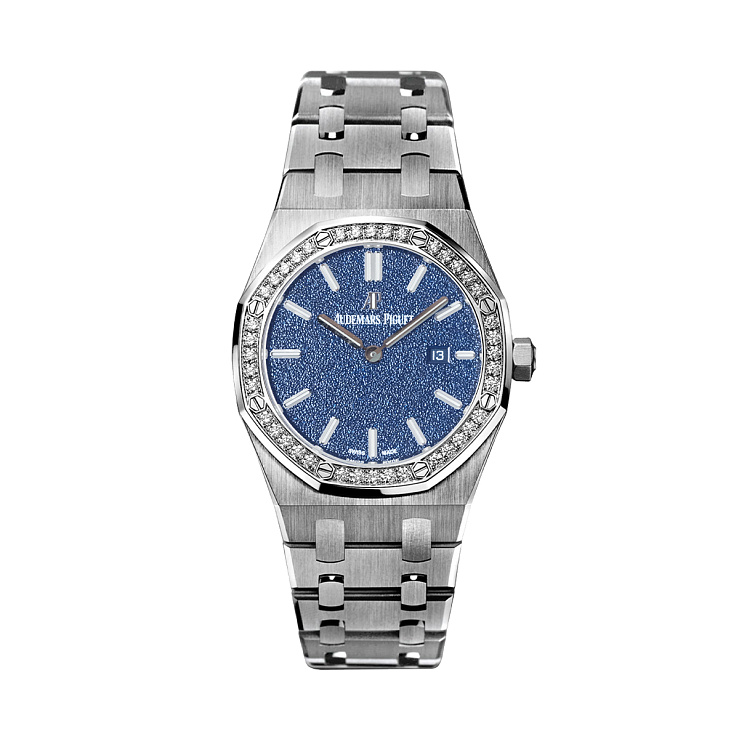 Часы Audemars Piguet  Royal Oak Quartz Steel Frosted Dial Diamond Bezel 33Mm Limited Edition  67651ST.ZZ.1261ST.02