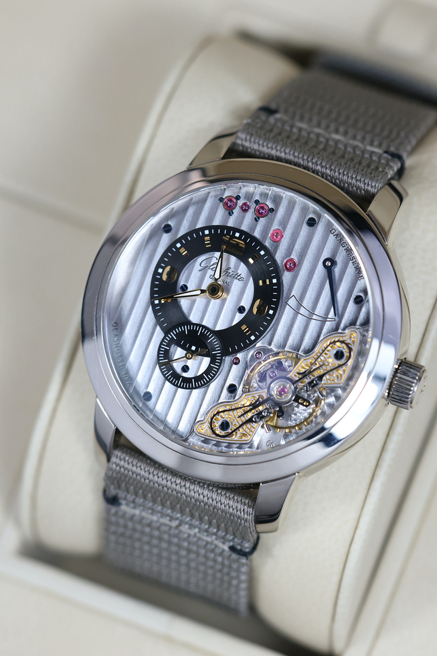 Часы Glashutte  Glashutte Panoinverse Xl White Gold  66-01-04-04-05