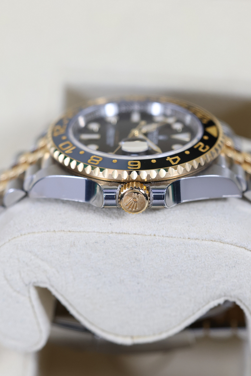 Часы Rolex  Gmt-Master Ii Steel & Yellow Gold Full Stickers  126713GRNR