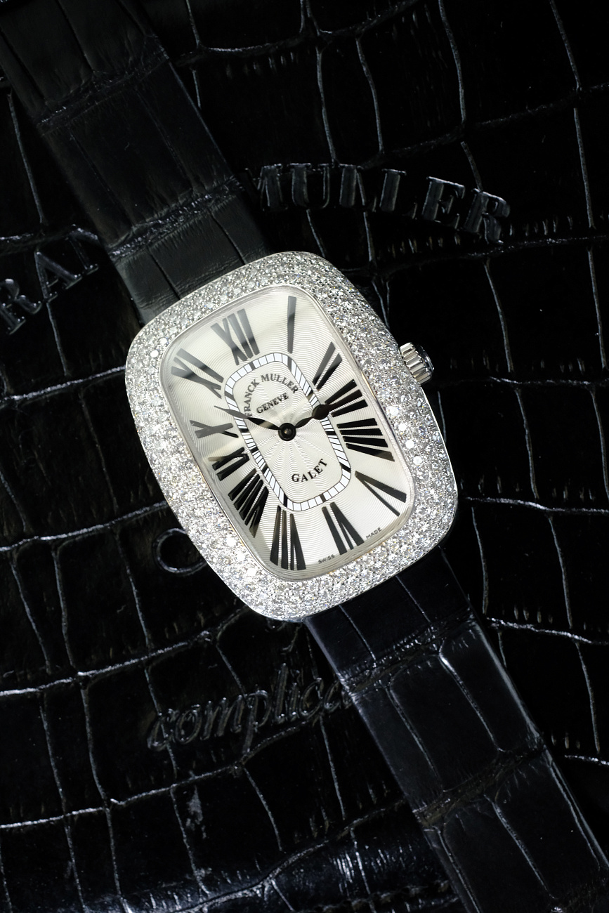 Часы Franck Muller  Galet White Gold And Diamonds 34Mm  3002 M QZ R D3