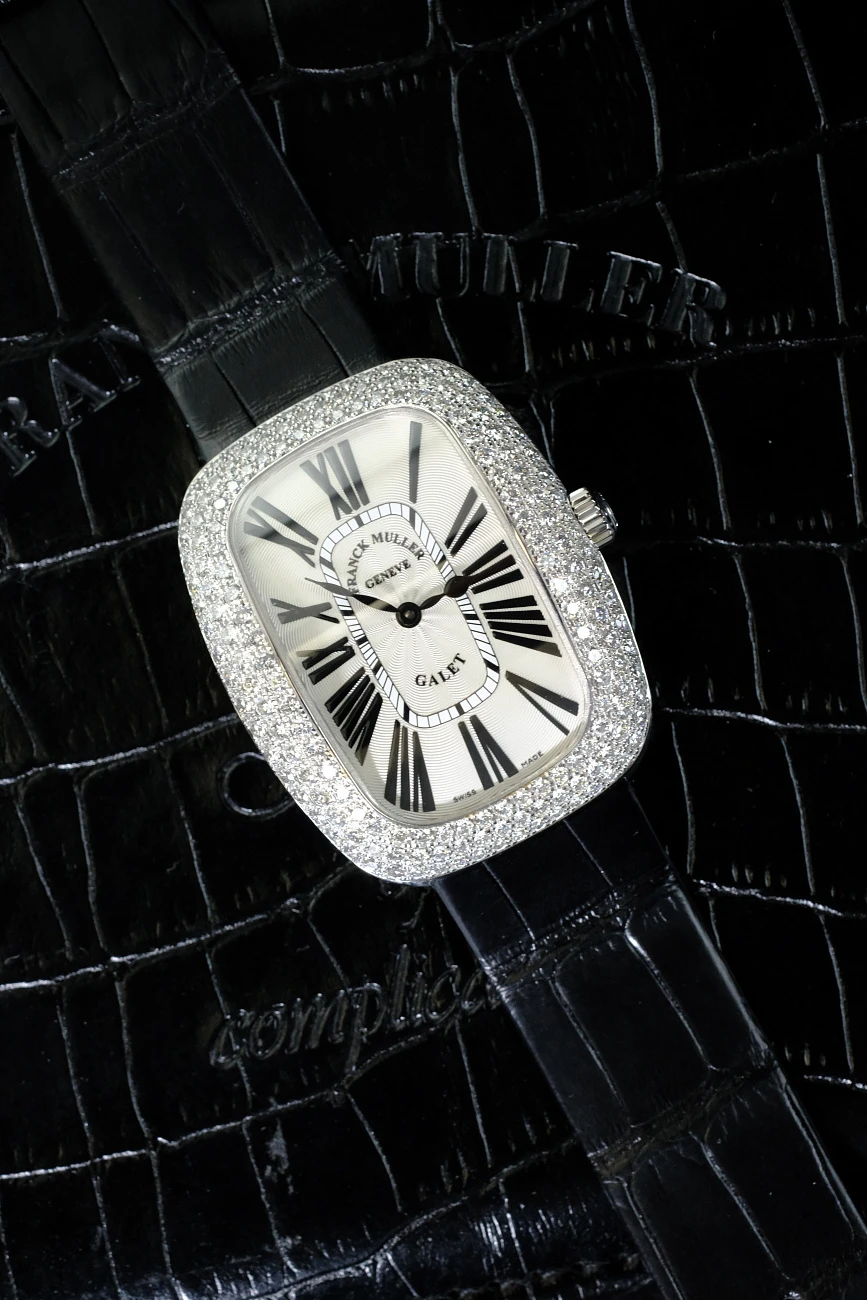 Часы Franck Muller  Galet White Gold And Diamonds 34Mm  3002 M QZ R D3