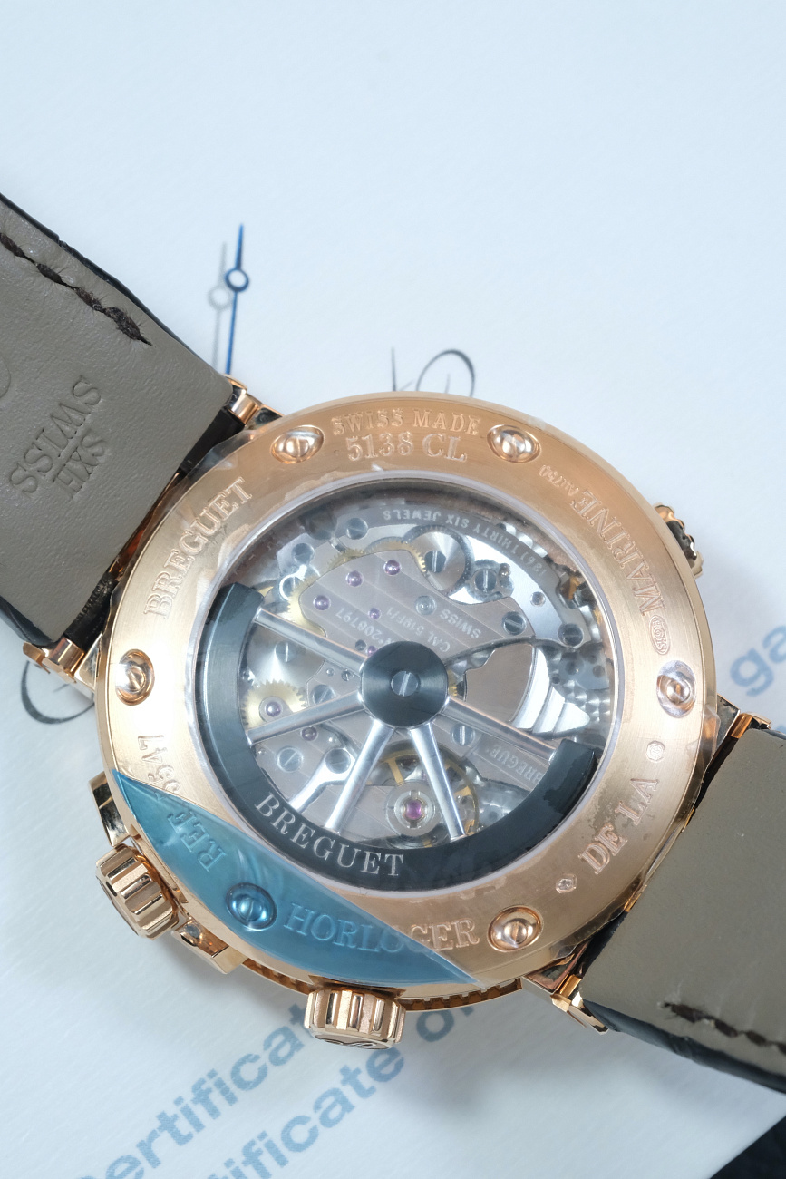 Часы Breguet  Marine Alarme Musicale  5547BR/12/9ZU