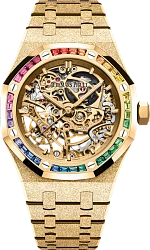 Audemars Piguet Royal Oak Frosted Gold Double Balance Wheel Openworked