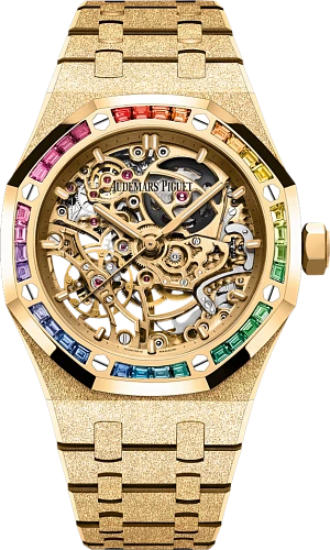 Заказать Audemars Piguet  Royal Oak Frosted Gold Double Balance Wheel Openworked  15468BA.YG.1259BA.01-B