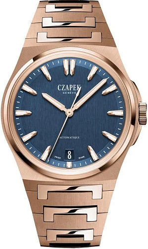 Заказать   Antarctique Mount Erebus Deep Blue  Full Rose Gold 5N Bracelet 6383