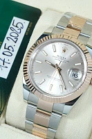 Часы Rolex  Datejust 41Mm Steel Rose Gold Soundust Dial  126331