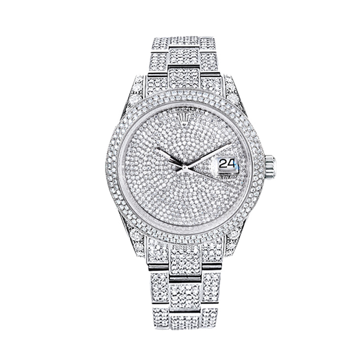 Часы Rolex  Datejust Ii Full Pave Diamonds  126300 FIX