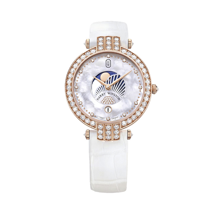 Часы Harry Winston  Premier Moon Phase 36Mm  PRNQMP36RR001