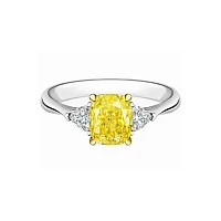 Украшение GIA  Кольцо с бриллиантом 1,16 ct. Fancy Yellow/ Internally Flawless   