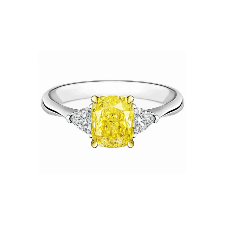 Украшение GIA  Кольцо с бриллиантом 1,16 ct. Fancy Yellow/ Internally Flawless   