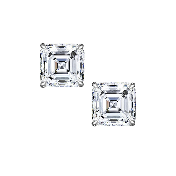 Украшение GIA  Серьги 1,00/1,01 ct. G/VVS2 (Asscher Cut)   