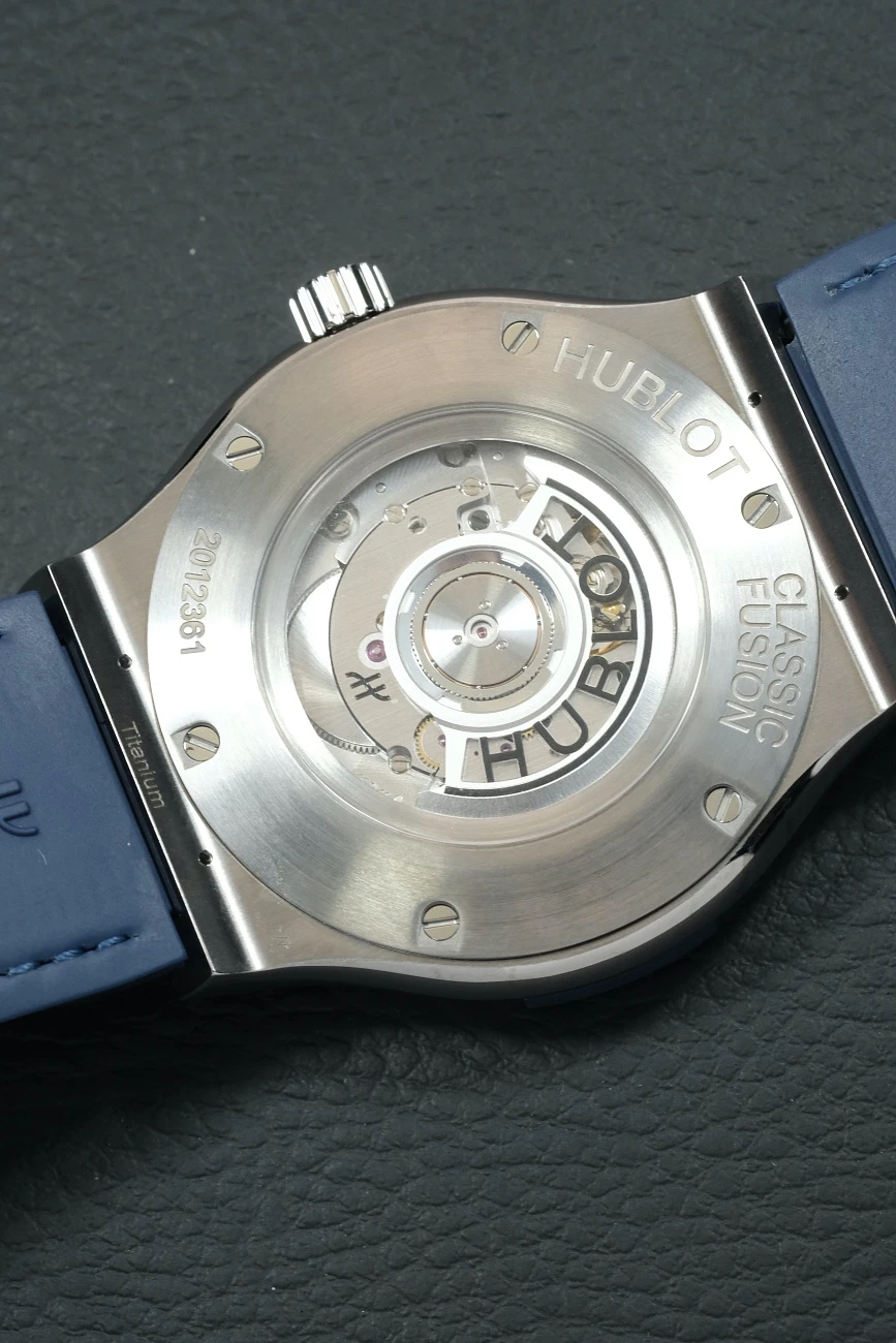 Часы Hublot  Classic Fusion Blue Titanium 45 Mm  511.NX.7170.LR