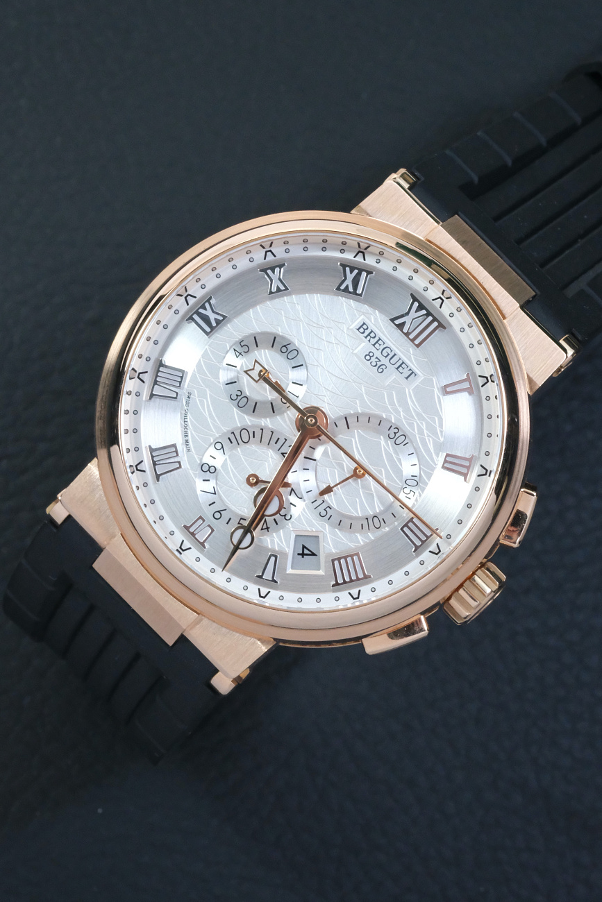 Часы Breguet  Marine Chronograph Rose Gold  5527BR