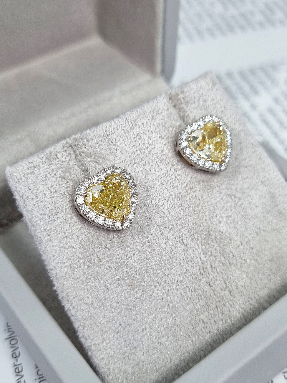 Украшение NO NAME  Серьги C Бриллиантами 2,00/2,02 Сt.   