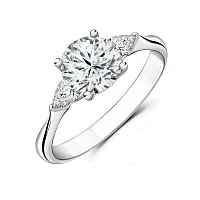 Украшение GIA  Кольцо с бриллиантом 3,33 ct. L/VVS2 (3 Excellent)   