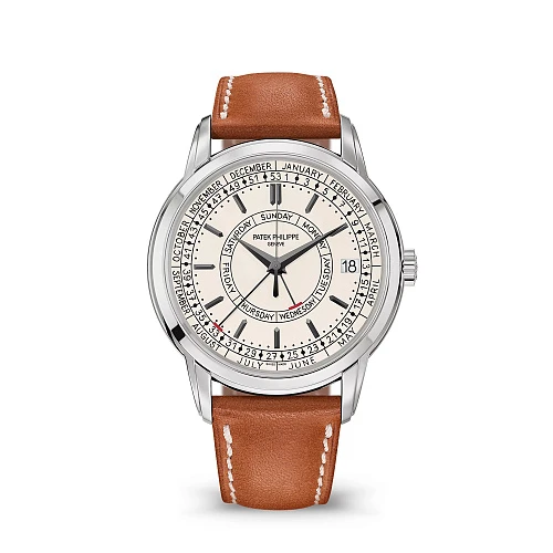 Часы Patek Philippe  Complications Calatrava Weekly Calendar Silvery Opaline Dial 40 mm  5212A-001