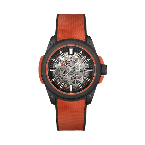 Часы Norqain  Wild One Skeleton 42Mm Coral  NNQ3000QBR2AS/B013