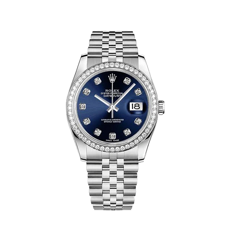 Часы Rolex  Oyster Perpetual Datejust 36 mm Blue Diamonds Bezel  116244