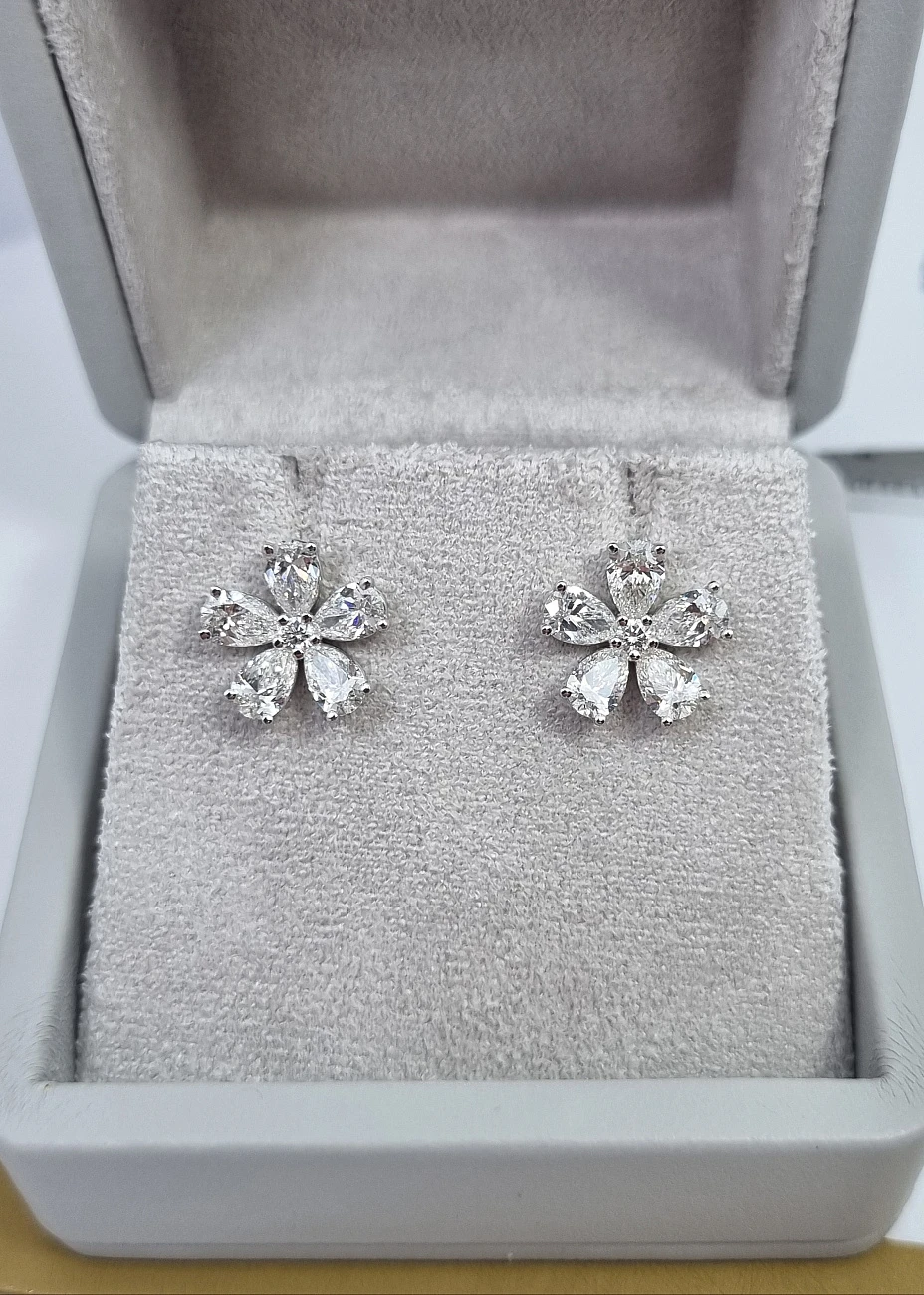 Украшение GIA  Серьги с бриллиантами 3,00 ct. G/VS1   