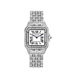 Cartier Small Panthere De Cartier Custom Diamonds Full Pave